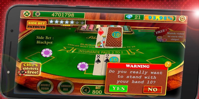 Chiến thuật tách hai quân 8 trong Blackjack