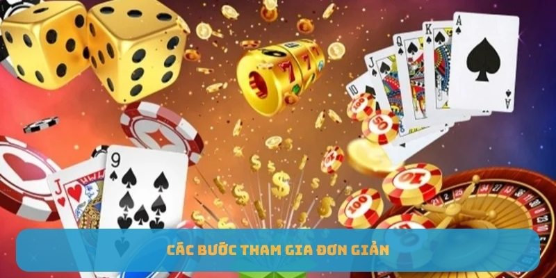 Quy trình tham gia cá cược game bài tại nhà cái rất đơn giản