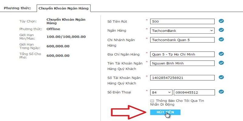 Hướng dẫn quy trình chi tiết đối với khách hàng